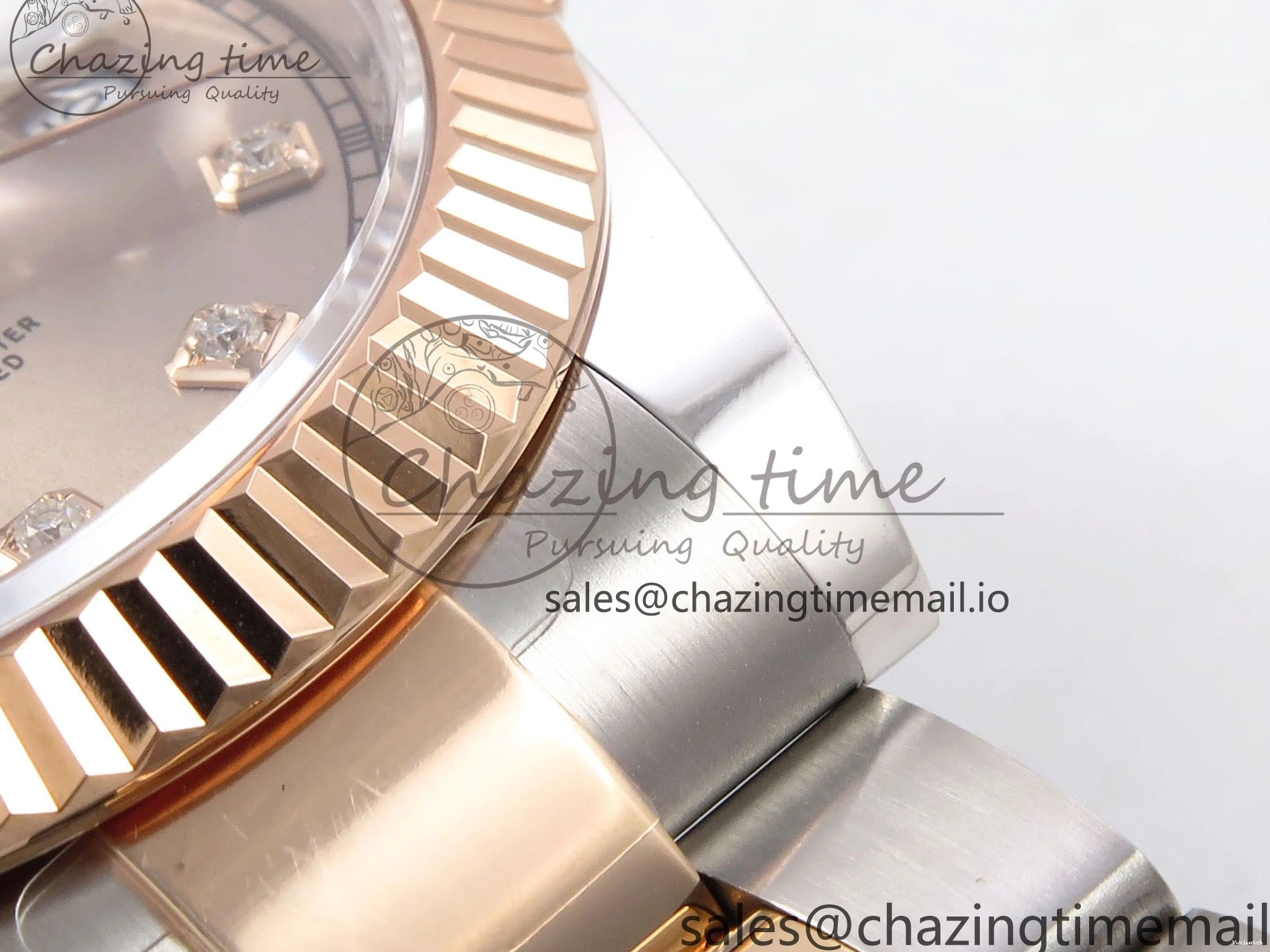 1:1 126331 Bracelet RG 904L DateJust Oyster SH3235（Gain on SS RG 41 Best Edition Steel Weight） Diamonds Dial ARF 0414